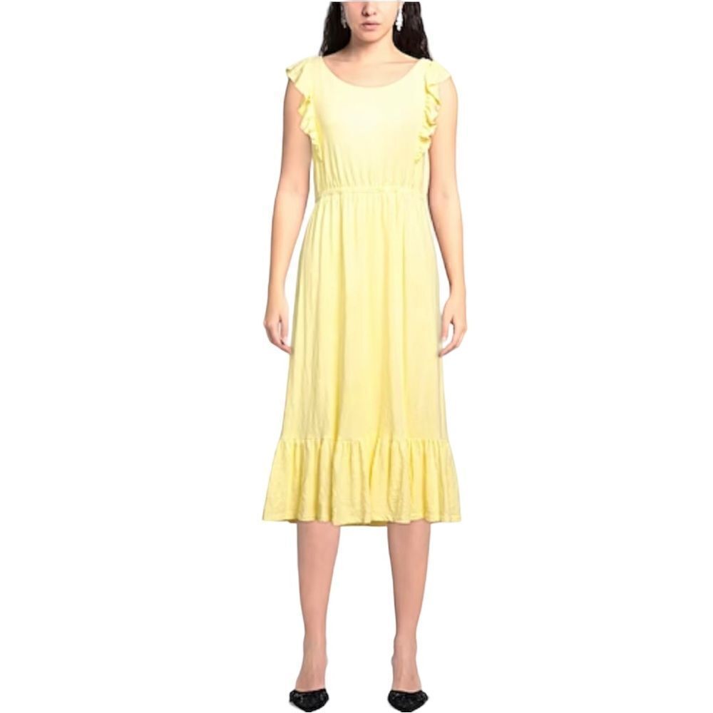 Ba&sh Organic Cotton Midi Dress Size Large